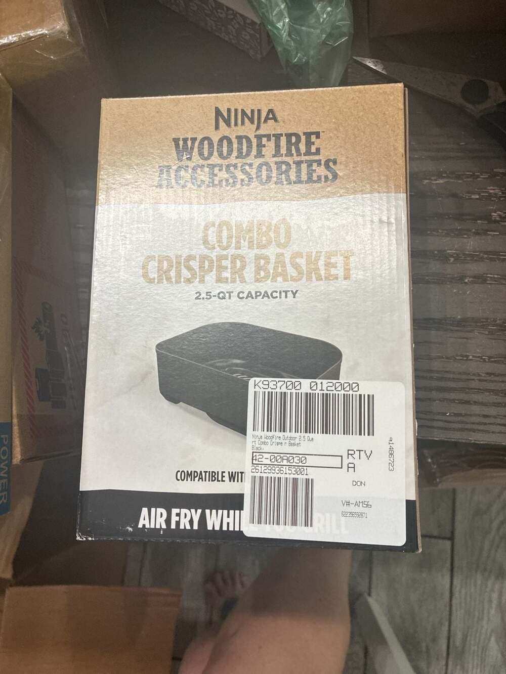 Ninja Woodfire Outdoor 2.5-Qt Combo Crisper Basket
